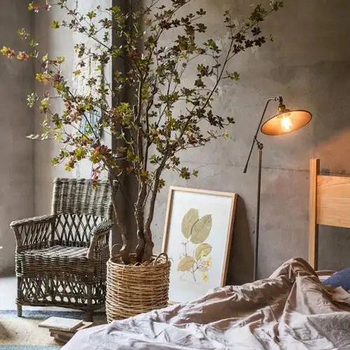 充满田园休闲气息的卧室小角落 - 趣享生活设计效果图 - 每平每屋