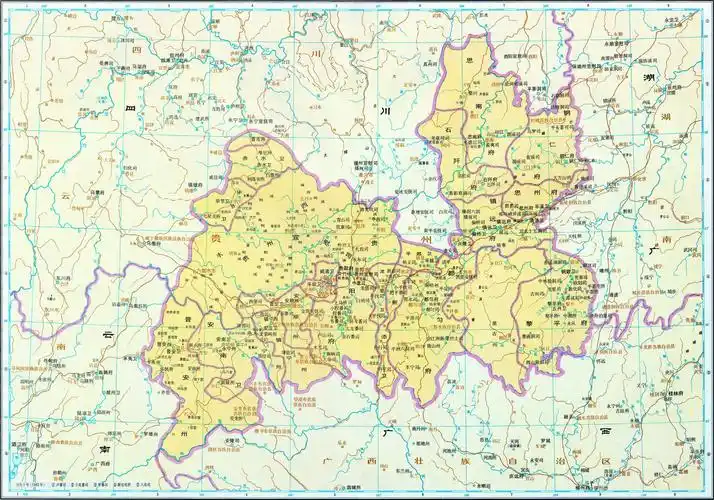 历史地图:贵州(明)