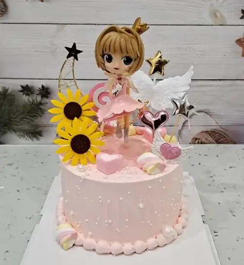 重庆内环包邮女神公主芭蕾舞女孩新鲜水果动物新鲜生日蛋糕