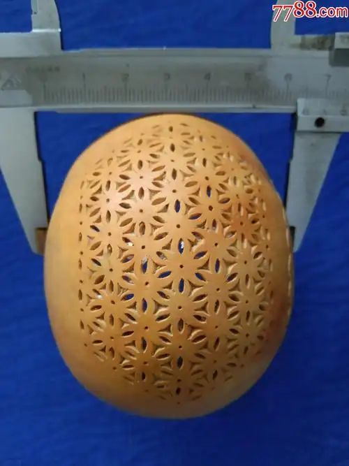 80年代手工雕花葫芦摆件鸣虫叫罐