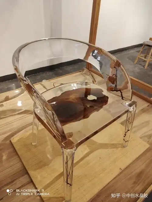 河流树脂桌木墩子