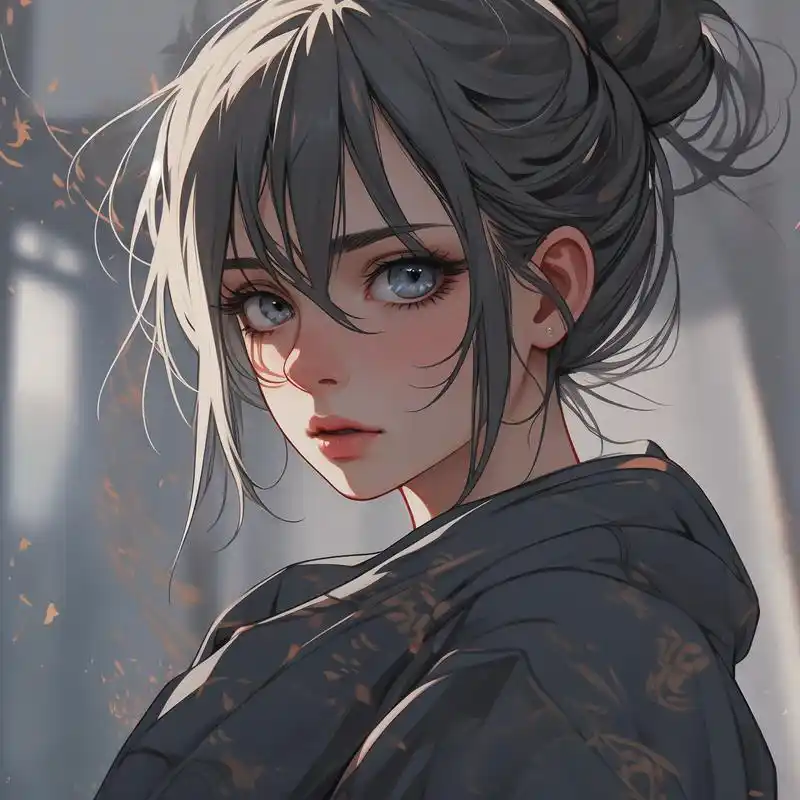 动漫风抑郁女生头像92