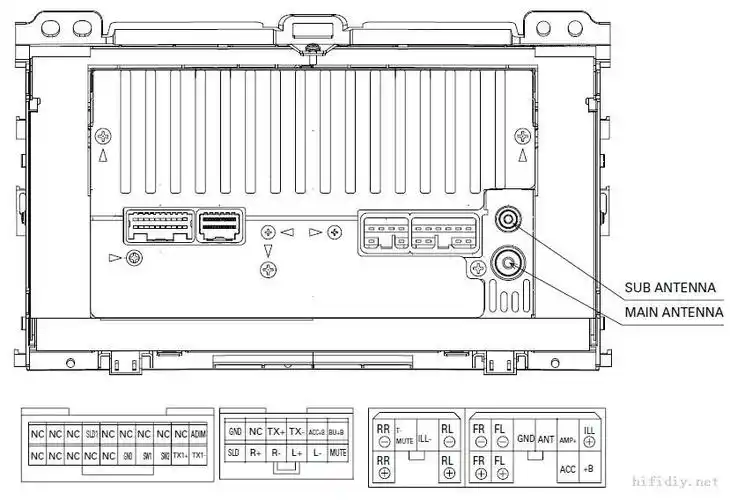 丰田霸道车机接线图