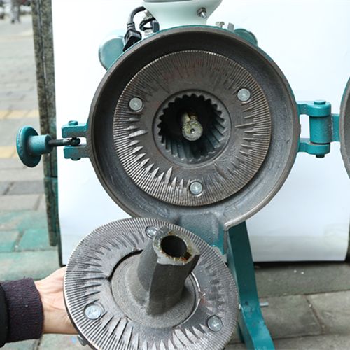 干湿180型大功率钢磨磨粉磨浆机五谷杂粮粉碎机商用打粉机