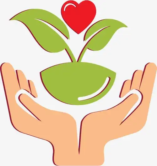 用手捧爱心简笔画