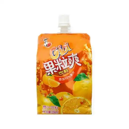 喜之郎 cici 香橙汁果粒爽果冻饮料 258ml - image