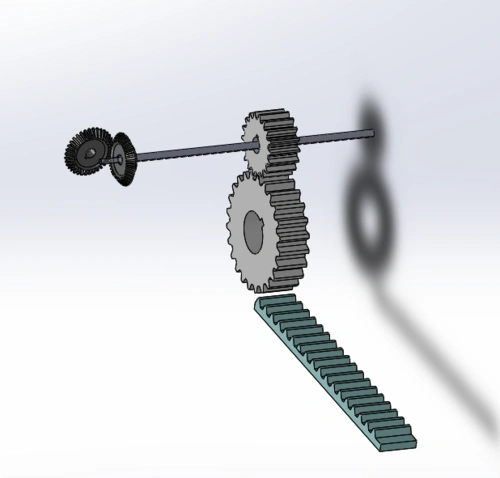 齿轮传动机构设计图纸
