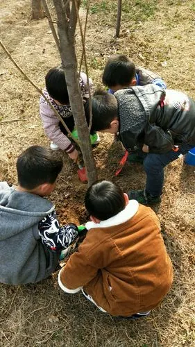 3月12日植树节,为激发孩子保护环境,热爱自然,我园组织孩子浇树,看