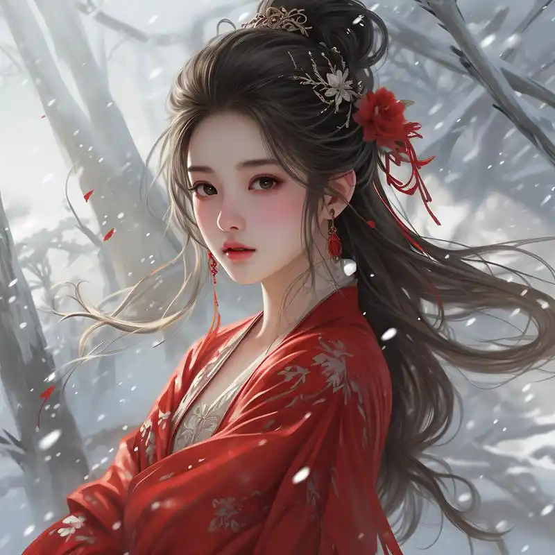 96古装漂亮女生头像精选96 探索古代佳人的韵味,一组古装漂亮女生