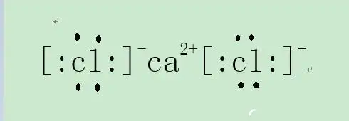 cacl2电子式
