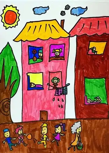 课堂绘画一我的好邻居已留用