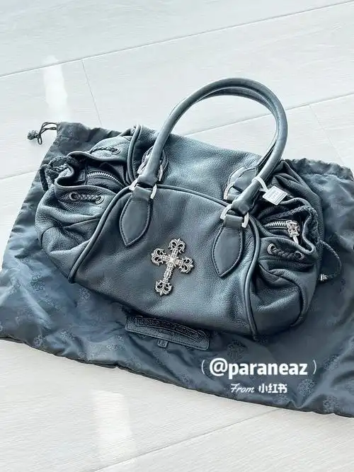 chromehearts克罗心火焰十字手提包