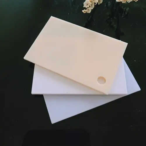 亚克力板白色不透明定制加工乳白瓷白有机玻璃板磨砂透光亚克力板