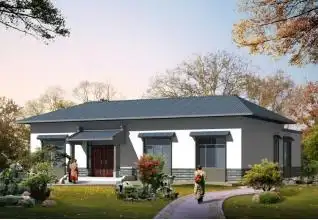 140平中式徽派一层别墅设计图一层照样建这样漂亮