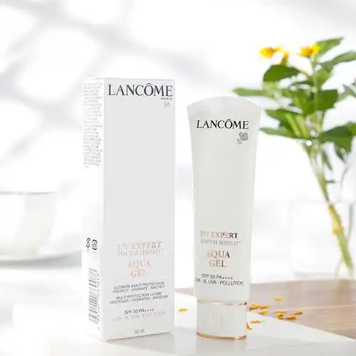 兰蔻防晒uv小白管50ml防晒隔离霜乳滋润型清爽型lanc08melancome