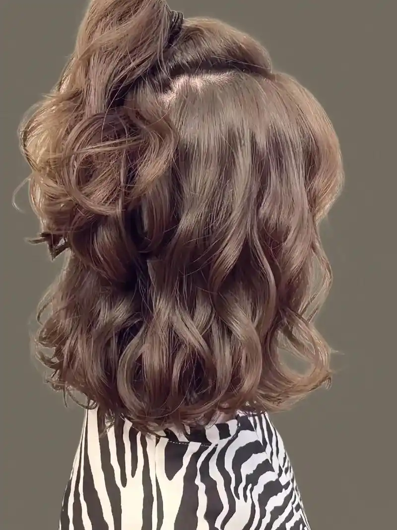 慵懒风可披可扎的发型!