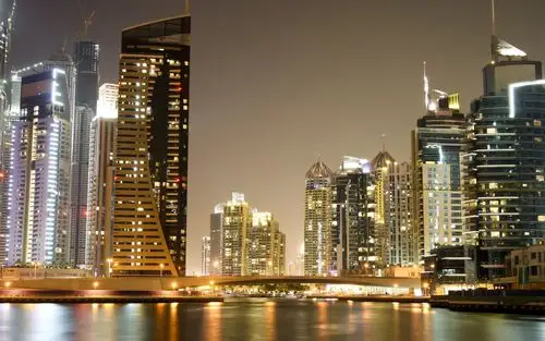 首页 旅游与世界 迪拜 迪拜,城市夜景,摩天大楼,桥梁,灯 壁纸 下载