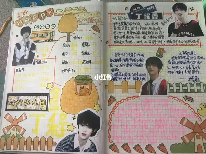 丁程鑫追星手帐