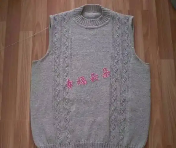 六款男士毛衣编织花样,看看高手们的男士毛衣款式