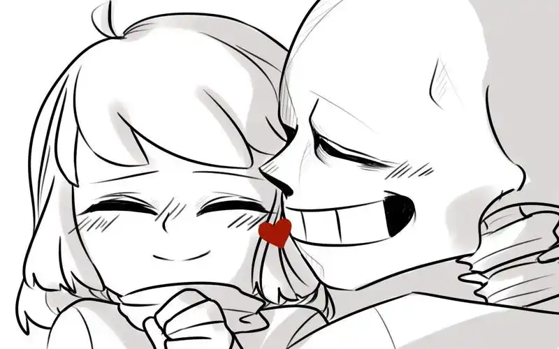 undertalesf向衫福七夕小甜饼传说之下漫画短片