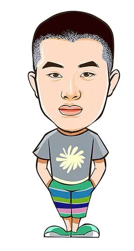 给同事画的卡通人像