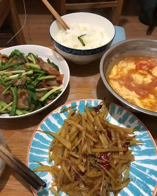 要吃很多很多饭做的晚餐2017年12月24日