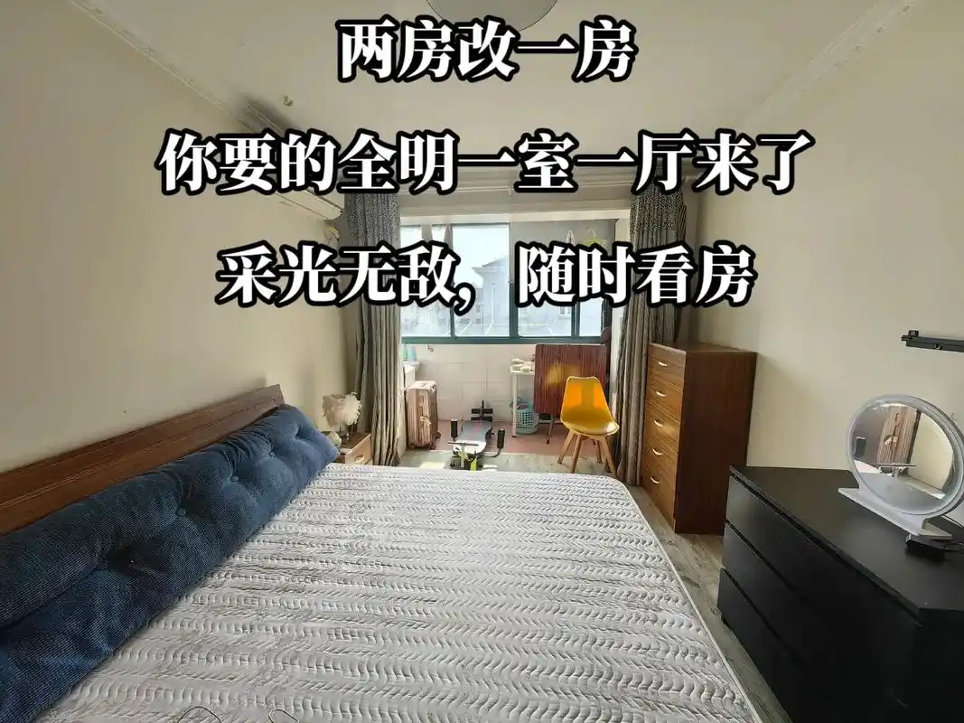 两房改一房你要的全明大一房一厅来了
