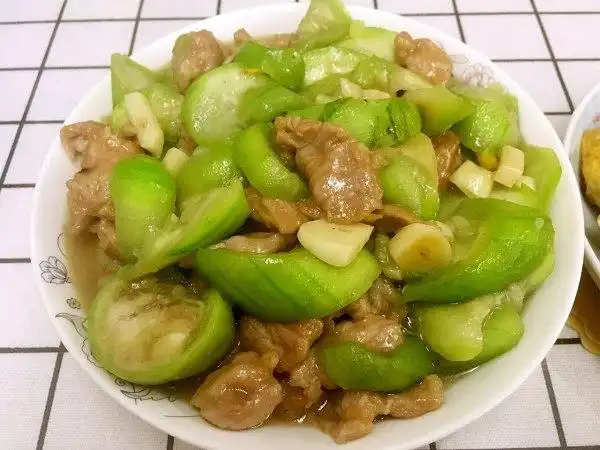 7君做的丝瓜炒肉片