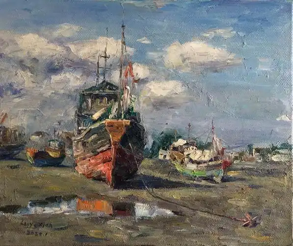 赖玉贤油画作品