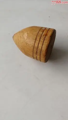 儿童玩具木头陀螺怀旧真品老货