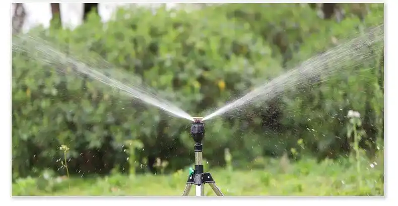 浇花神器浇水喷水器草坪绿化农用灌溉喷灌 6#锌合金旋转式喷头(6分)