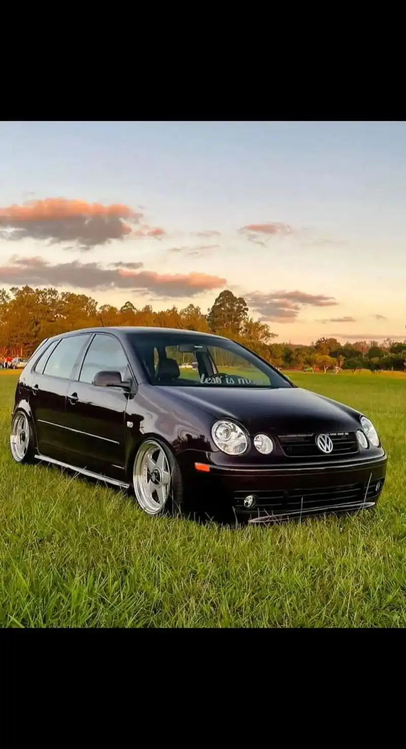 这个小"四眼怪"还怪可爱的.第四代大众polo 9n改装欣赏 - 抖音