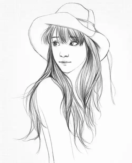 【素描】美少女头像绘制教程,为你喜欢的小姐姐画幅画!|素描|美少女|