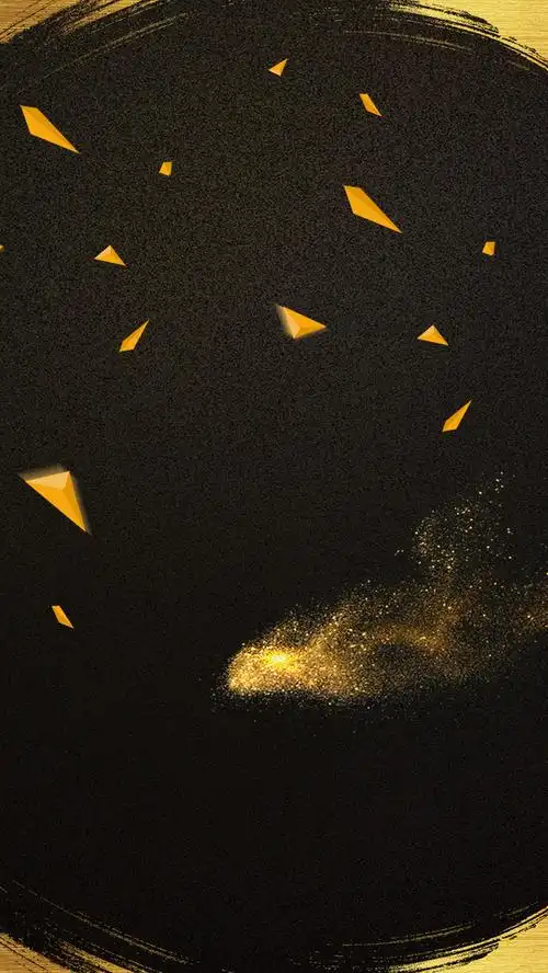 科技感商务几何图形黑色psd分层h5背景