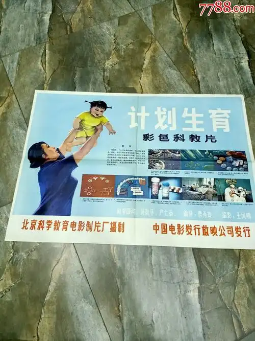 早期电影海报;2开--80年代经典电影-《计划生育》