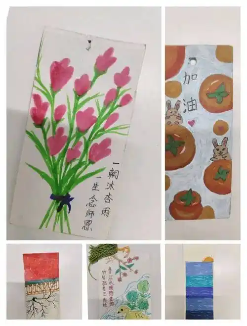 读书正当时——云盖寺镇中心小学"读书月"系列活动_孩子_书香_书签