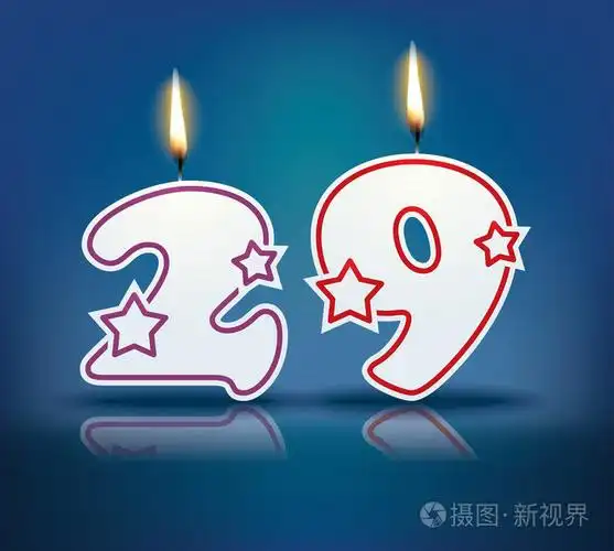 生日蜡烛数字29