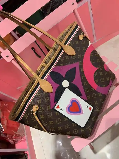 lv扑克牌neverfull子母中号北京中古店