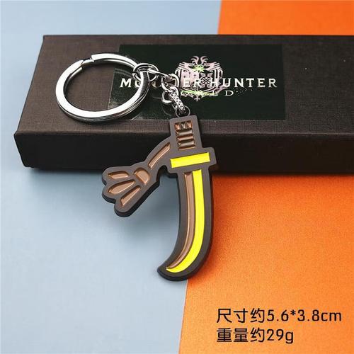 喏雅珘怪物猎人手办世界公会mhw雷狼龙项链钥匙扣苍蓝星挂件武器挂饰