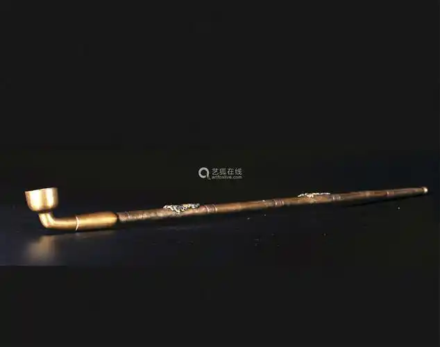 铜制长烟斗