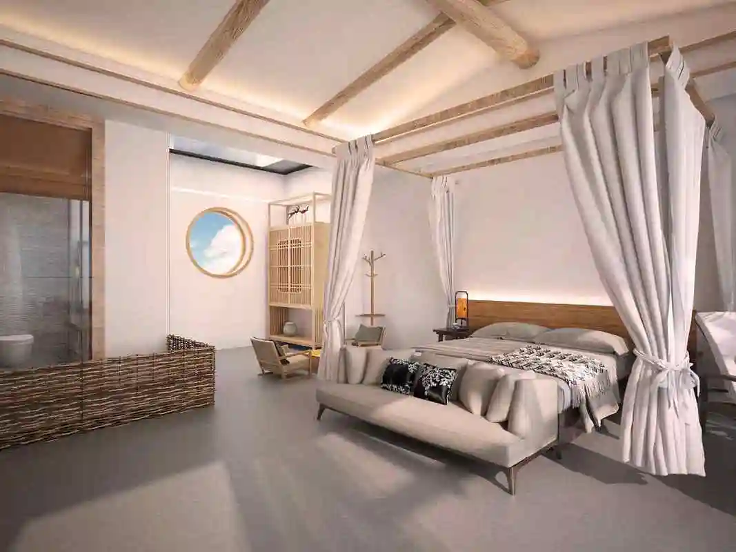 环保简约风格民宿装修效果图