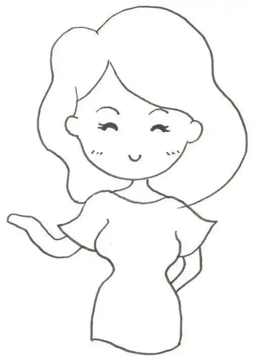 大全人物儿童画妈妈脸型的画法人物脸型简笔画关于妈妈头像的简单画法