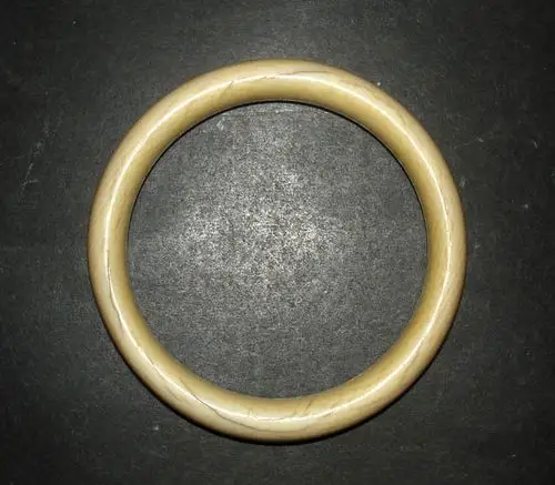 漂亮包浆:老象牙手镯