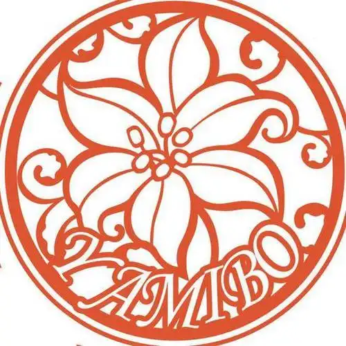 百合剪纸图案大全图片