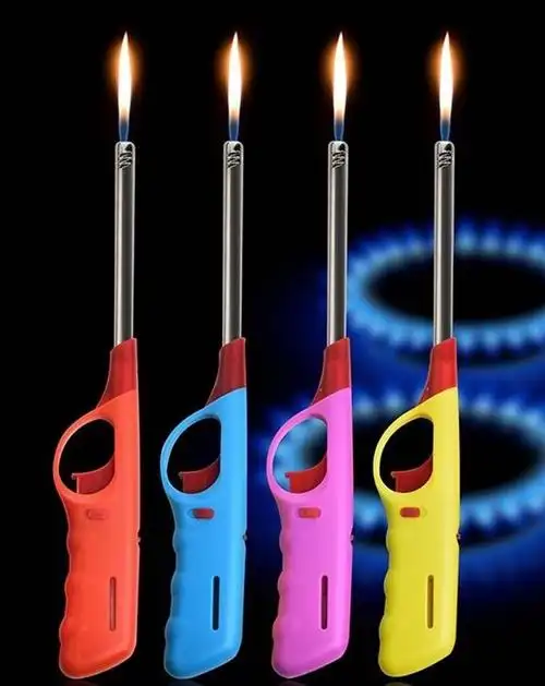 岩谷电子点火器点火枪棒厨房明火煤燃气灶长嘴打火器机加长柄zk04_不