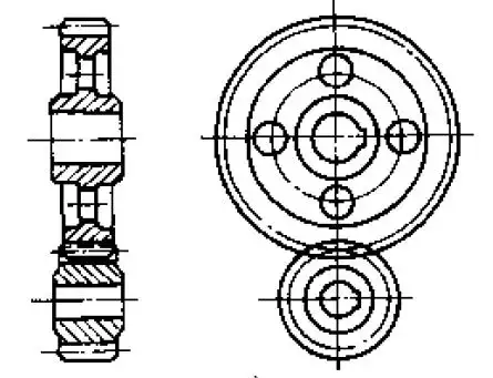 关于两个齿轮间的啮合,具体是要怎么对应过去啊!