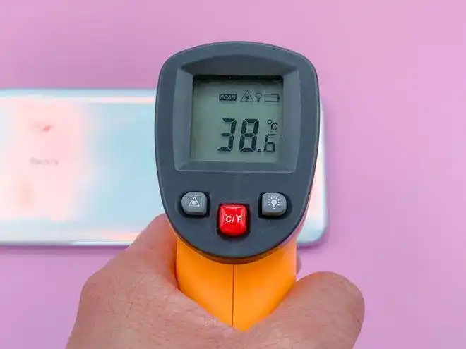 6度,只是温热,并没有烫手的感觉.