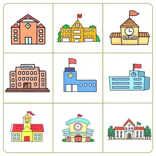 幼儿园房子的简笔画果园里的小房子简笔画图片彩色小房子怎么画80种超