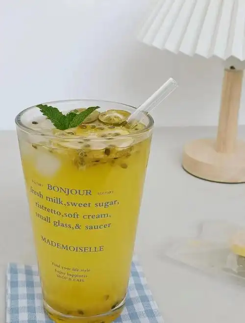 低卡巨好喝の【百香果青桔柠檬茶】限时促销~喜欢喝水果茶的姐妹们