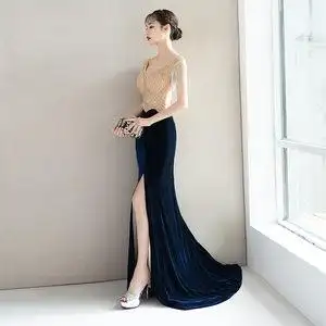 【主持人礼服女长裙图片】主持人礼服女长裙图片大全_q友网